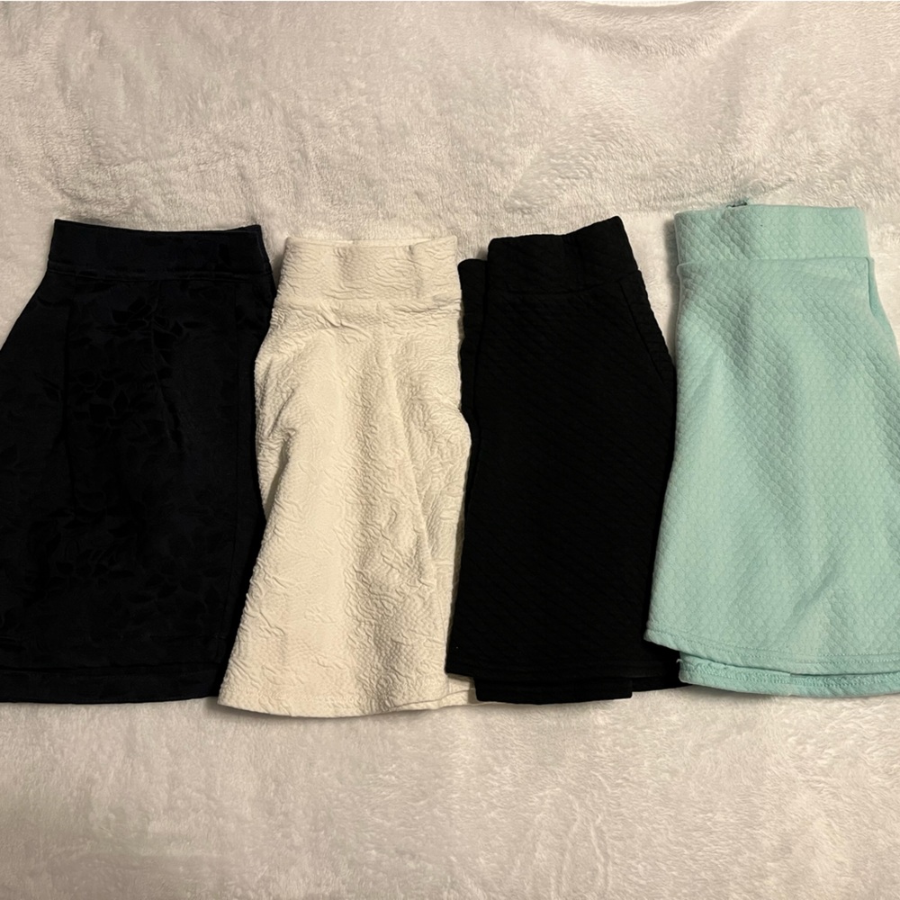 Set of 4 skirts- Divided & Charlotte Russe Skirts